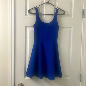 Blue mini dress